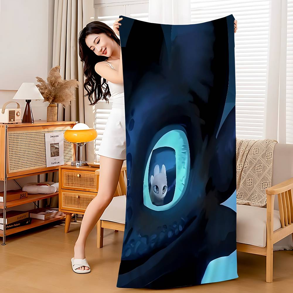 Adventure Film How To T-Trains Your D-Dragon Microfiber Beach Towel Absorbent Quick Yoga Swimming Resort Mountain Climbing Towel