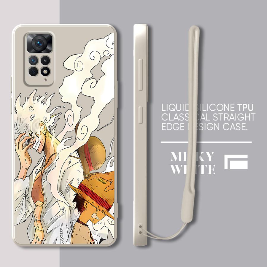 Case for Xiaomi Redmi Note 10s 9s 10Lite 11s 12s 13 12 ProPlus 8 9 10 11 Pro 9 8 Soft TPU O-One Piece Luffy 5 Gear
