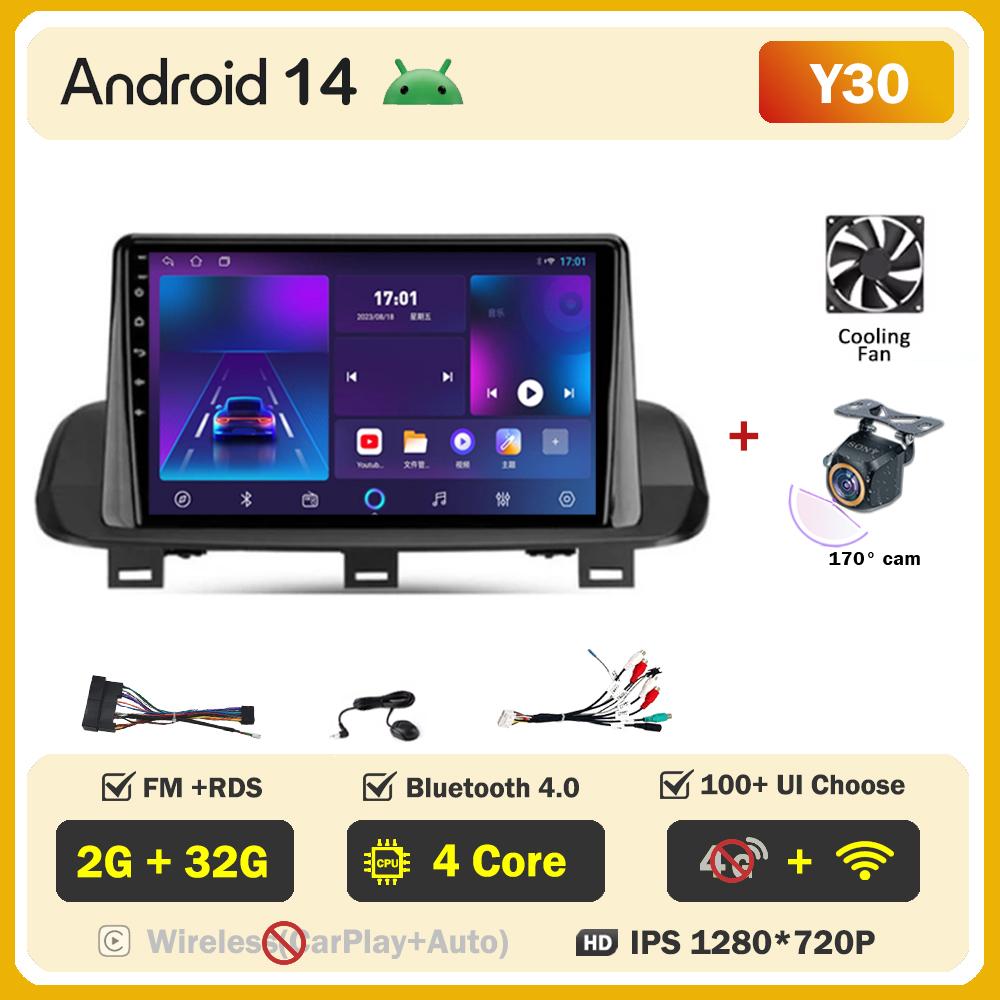 Car Radio Touch Screen Car Stereo 2din For Nissan X-Trail T33 2021 Rogue 3 lll Carplay Android auto DSP Wifi/ 5G Wifi RDS 4G