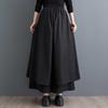 Women's Khaki Cotton Long Dress
