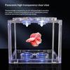 Mini Aquarium Acrylic Stackable Fish Tank Pet Box Transparent Reptile Breeding Container Home Decor Desktop Use