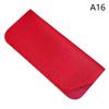 Simple Soft Leather Sunglasses Bag For Women Men Waterproof Reading Glasses Case Dust Storage Bag Eyewear Pocket Accessory