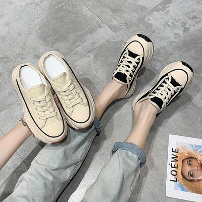 2025 Herbst Neue Damen Hausschuhe Leicht Lässig Rutschfest Walking Flats Plateau Schnürschuhe Hypersoftliche Turnschuhe Damen Hausschuhe