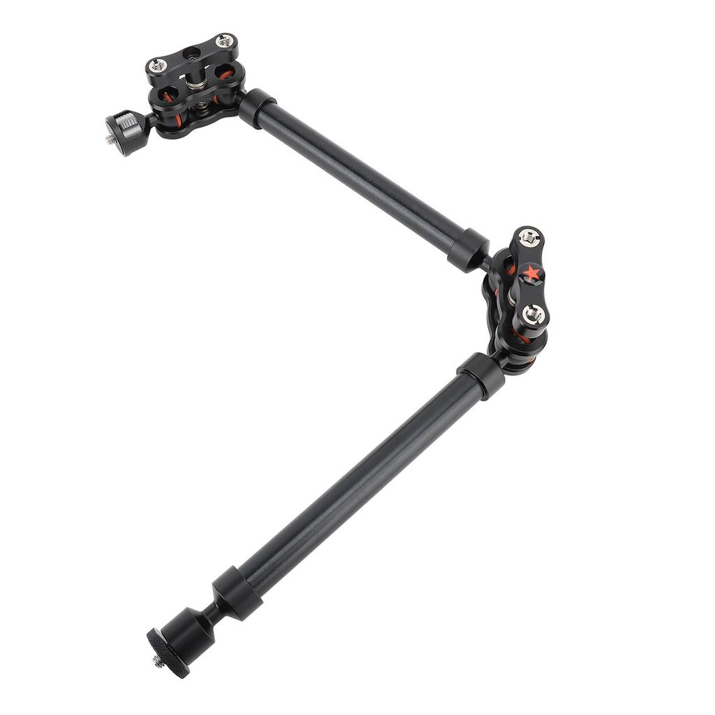 Camera Mount Adjustable Arm 530mm Double Sections Extension Metal Articulating Arm Stand
