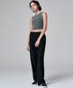 MALOUPE 2136 Wide Elastic Waist Pants (Black)