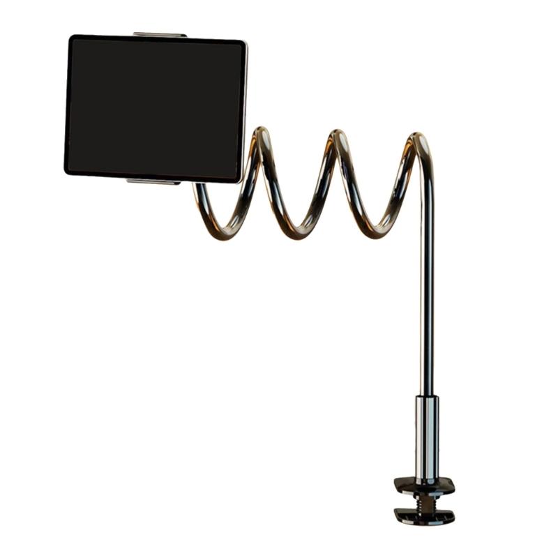 Gooseneck Tablet Stand for Bed Rotatable Phone Holder for Lazy Flexible Long Arm Universal Bracket for Mobile Phone