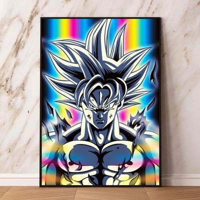 Leinwandkunst, Malerei, Dragon Ball, Vegeta, Freund, Geschenk, Kinderzimmer, Dekoration, klassisch