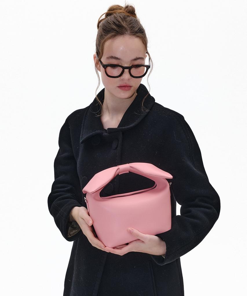 Bowtique Lindsey Bow Ribbon Two-Way Bag_Pink