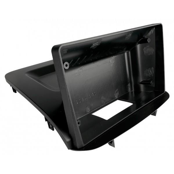 Car Fascia Radio Panel for Subaru Forester (Black) 2002-2008 Dash Kit Install Facia Console Bezel GPS Adapter Plate Trim 9 Inch