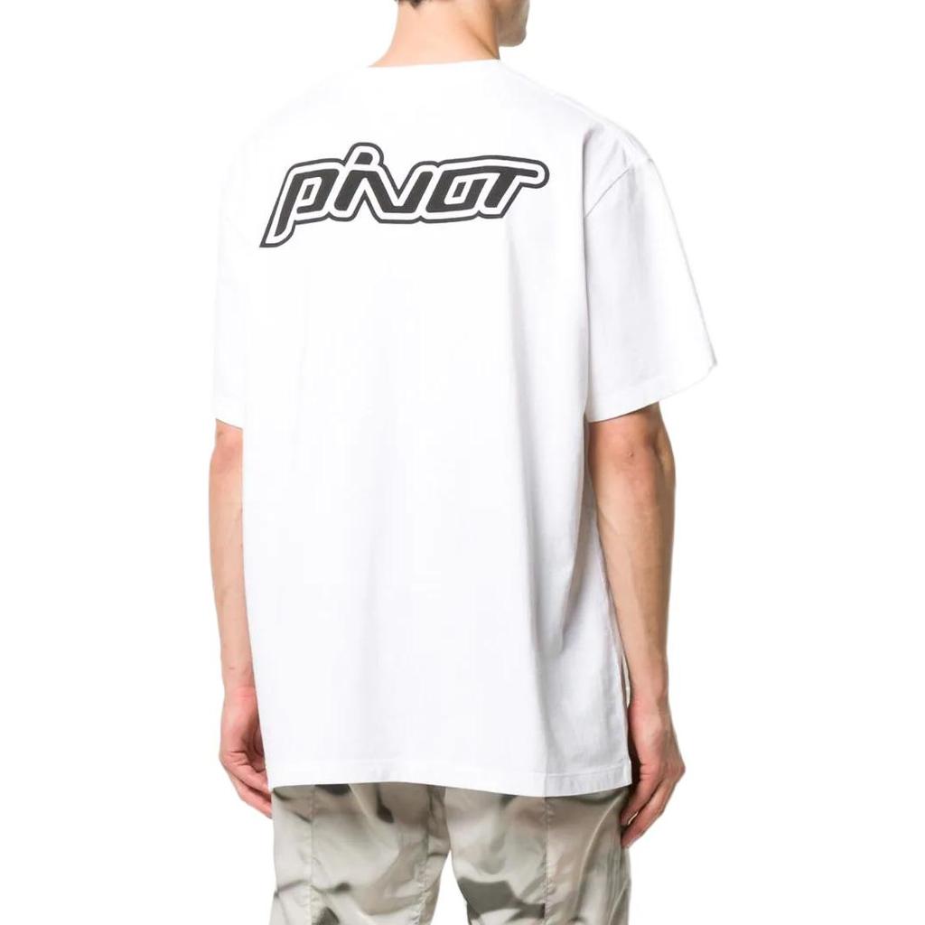 Off-White Ss22 Photo Print Crew Neck Loose Short Sleeve T-Shirt Men T-Shirts White OMAA038R21JER0010110WHITE