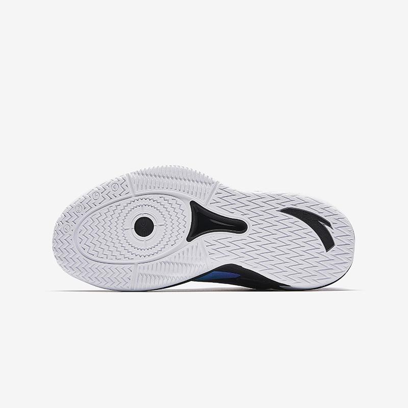 Anta Kids Fabric Fashion Comfortable Non-Slip Wear-Resistant Breathable Low-Top Basketball Shoes Men sneaker Black Purple 312511111-4