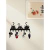 1pc Cat Shape Wall Mounted Coat Rack Key Holder Hook Entryway Hallway Home Decor Organization Hanger For Bedroom Kitchen Office