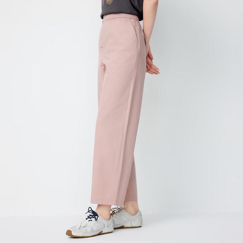 Elva' Island Women's High-Waist Straight-Leg Casual Pants