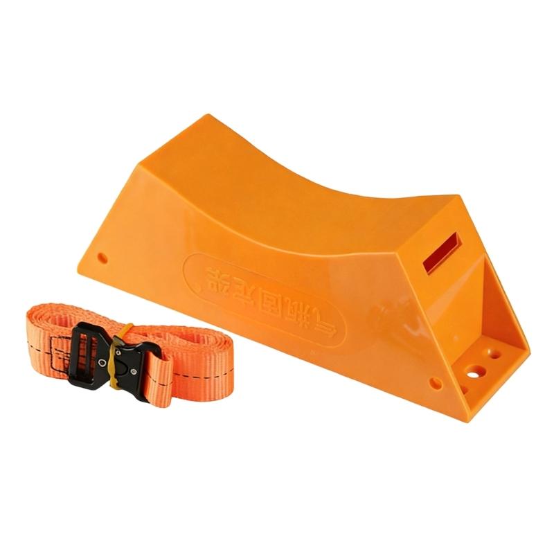 

Пластиковый настенный кронштейн-стойка из АБС-пластика с металлической пряжкой для газовых баллонов (кислородных и водородных) - Надежное решение для хранения оранжевый