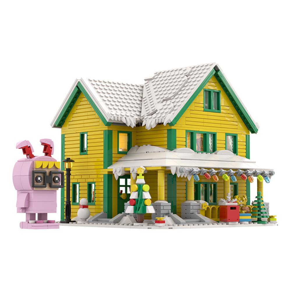 Gobricks MOC National Lampoon's Christmas Building Blocks Vacation A Christmas Story (1983)Bricks Model Toys Gift