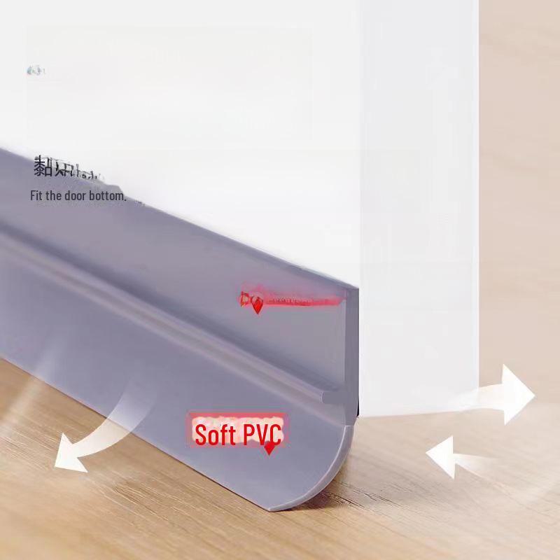 Dual-Material Door Sealing Strip: Soundproof, Insect-Proof, Weatherproof, Self-Adhesive