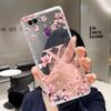 Letter Case For OPPO A5S/A7 2018/AX5S/A7N/A12/A12S Fashion Flower Back Cover Transparent Soft Silicone TPU Clear Phone Casing