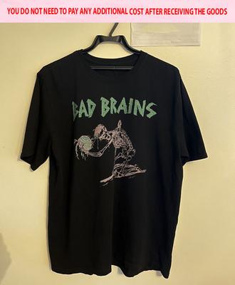 Vintage Bad Brains Band Short Sleeve Black S-5XL T-Shirt SN212 Unisex T-Shirt