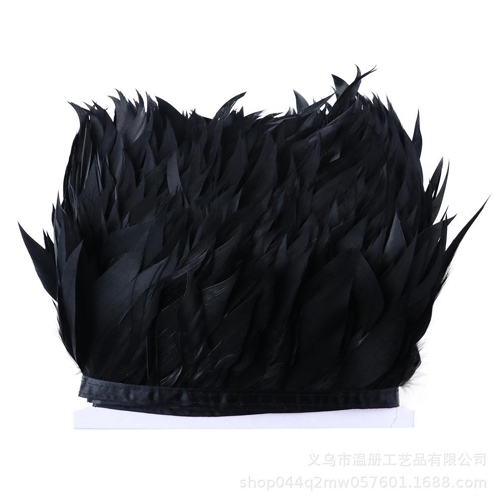Goose Feather Tear Piece Clothing Accessories Material Color Goose Feather Skirt Cloth Belt DIY Stage Performance