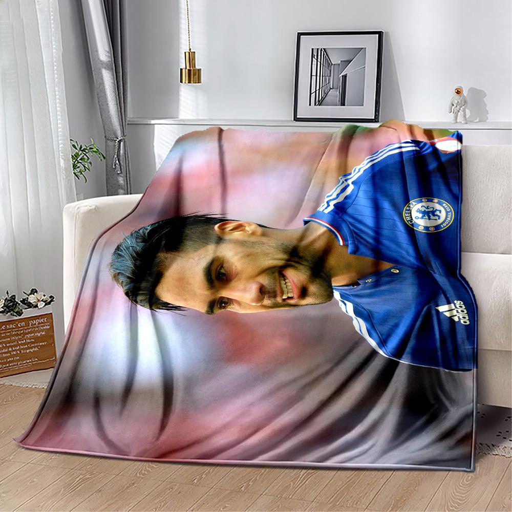 Chelsea Fc Player Action Blanket Warmthful Decor Suitable for Sofa Chair Seaside for All Seasons Stylish Decor