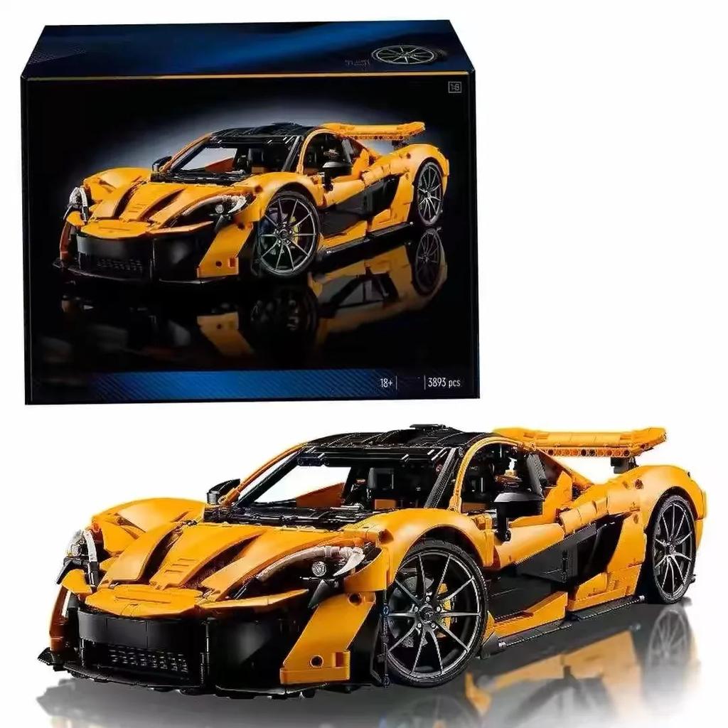 P1 Model Super Mașină de Curse Blocuri de Construcție 1:8 Set Asamblare Caramizi Jucarii Tehnice Pentru Copii Cadouri de Craciun