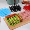 Family Kitchen Rack for Hot Dog and Sausage Cooking, Square Counter Rack for Cookout Serving and Group Meal Work