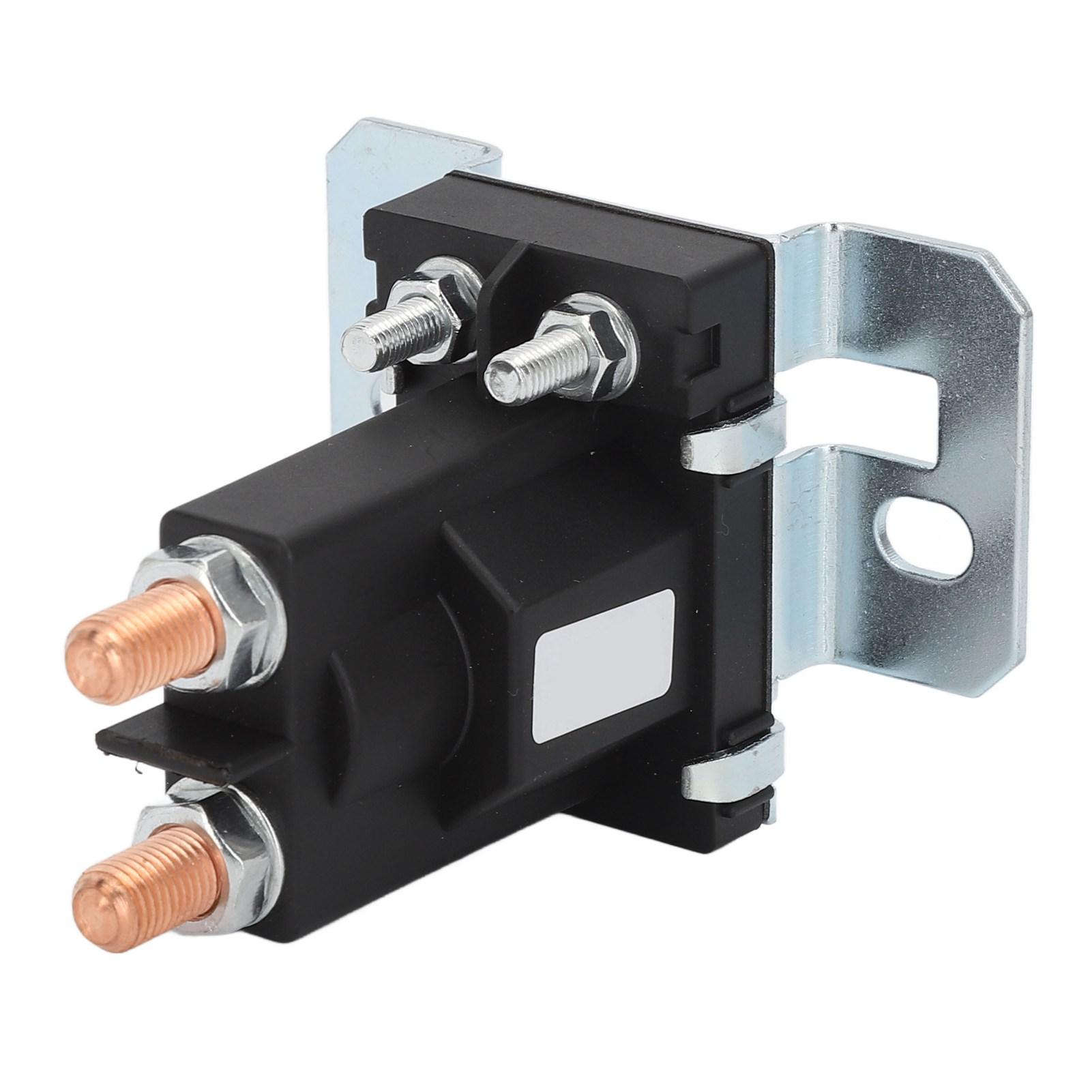 

200A Starter Relay Solenoid ABS Brass Terminal Post Type Starter Solenoid for Lawn Mower Forklifts 24V