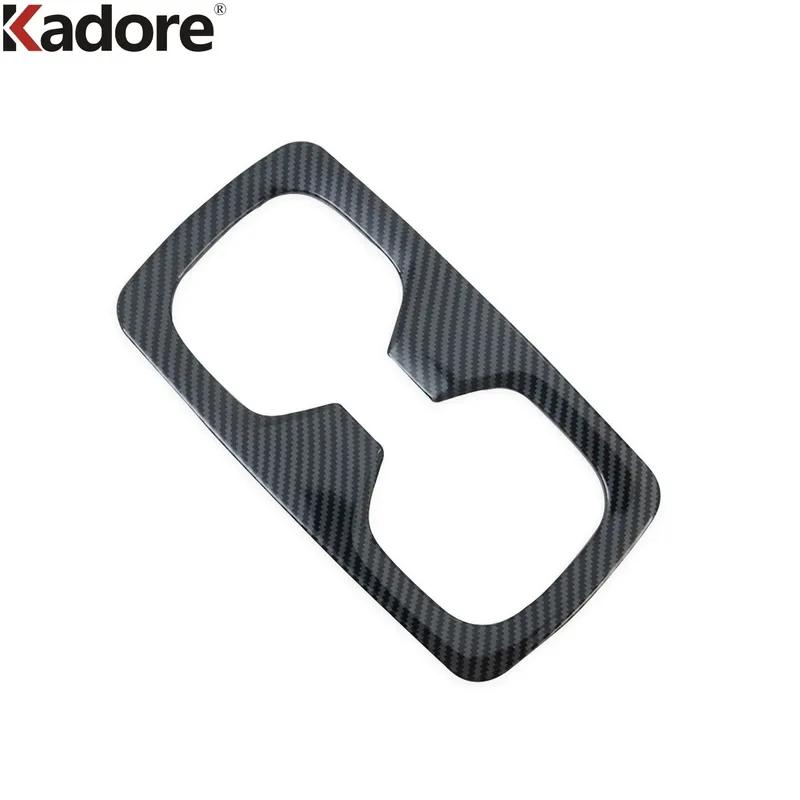 For Lexus NX 250 350 350H 450H -2024 2025 Carbon Fiber Car Rear Seat Water Cup Holder Frame Cover Trim Interior Accessories