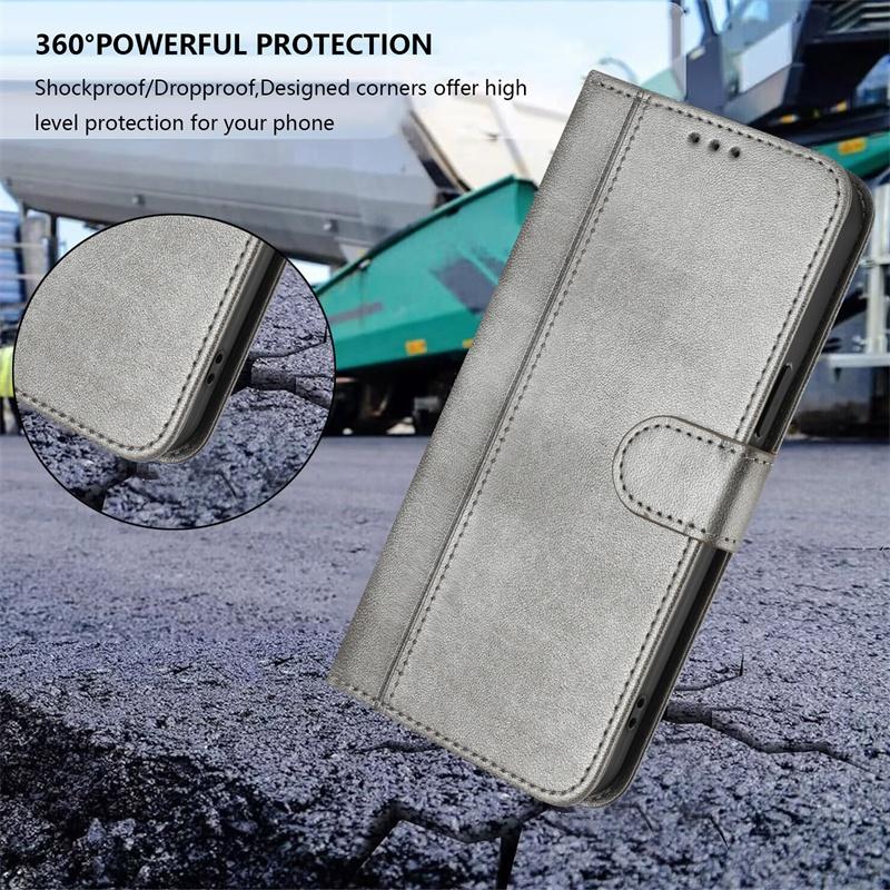 Casing For Redmi K30S K40 K50 K60 K70 Pro Ultra K50i K70E Leather Wallet Pocket Card Slots Flip Case Cover