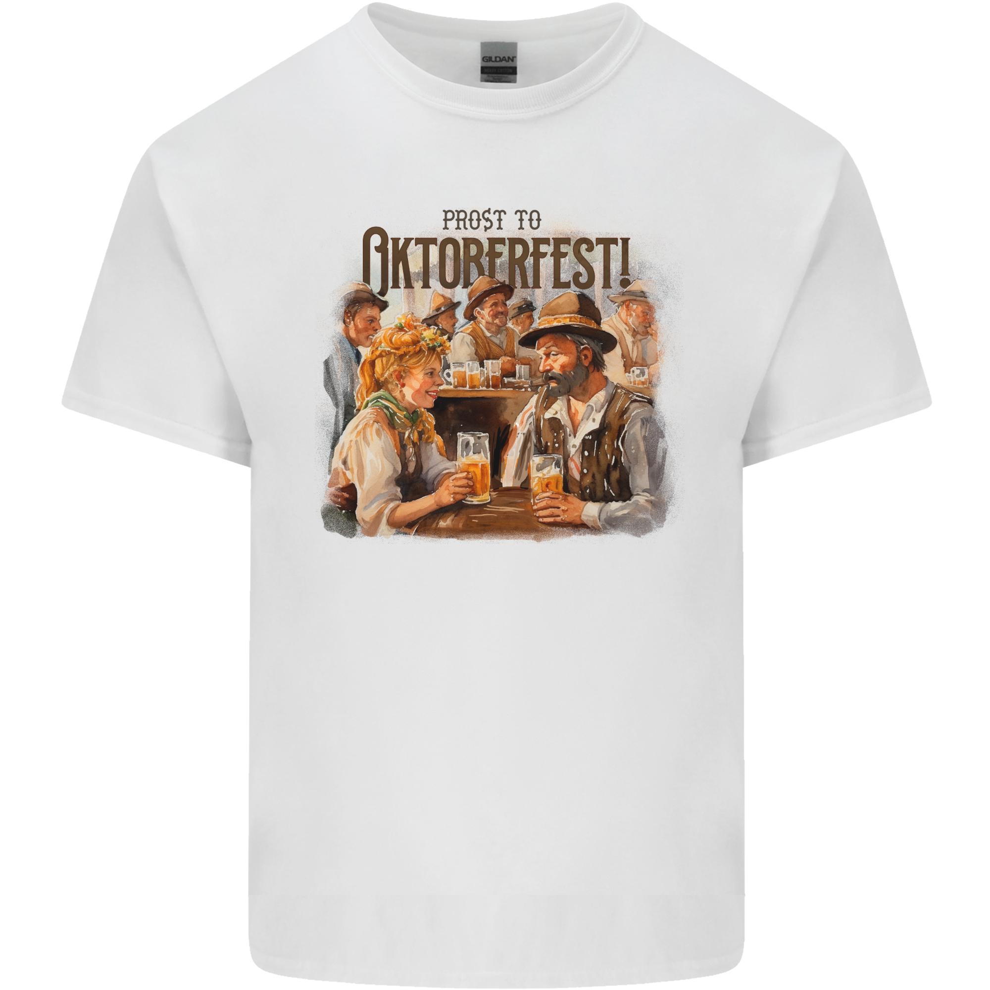 Prost to Oktoberfest GerUnisex Beer Festival Unisexs Light Cotton TShirt S