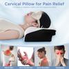 Cervical Pillow With Head And Neck Support Memory Foam Neck Pillow For Sleeping Side And Back Sleeper Gift