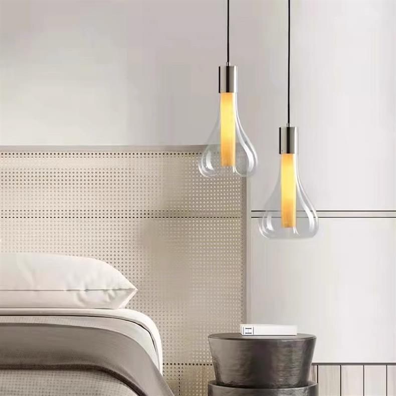 Nordic Minimalist Pendant Light: Elegant Designer Lighting for Restaurant, Bar, Bedroom, Stairwell, or Bedside
