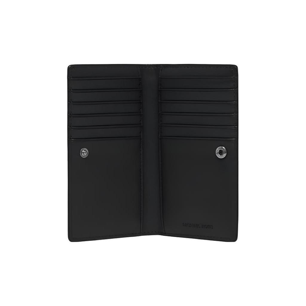 Michael Kors Mk Cooper Monogram Print Foldable Faux Leather Card Holder Men Accessories Black 36F3COLD1BBLACK