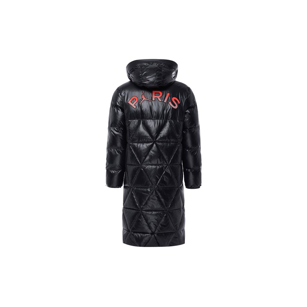 Jordan Paris Saint-Germain Therma-FIT PrimaLoft Loose Comfortable Fashionable Versatile Cotton Jacket Men Jacket Gray Black FV7743-045