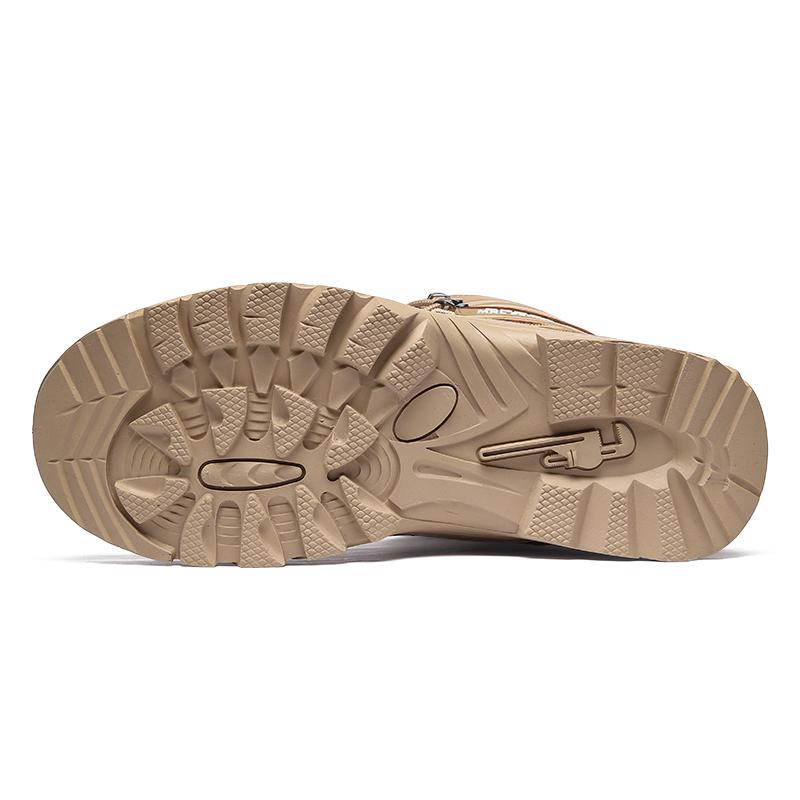 Men Boots Tactical Shoes High Top Hiking Durable Anti-Slip Outdoor Climbing Trekking Shoe Military Keep Warm Outdoor Snow Boots