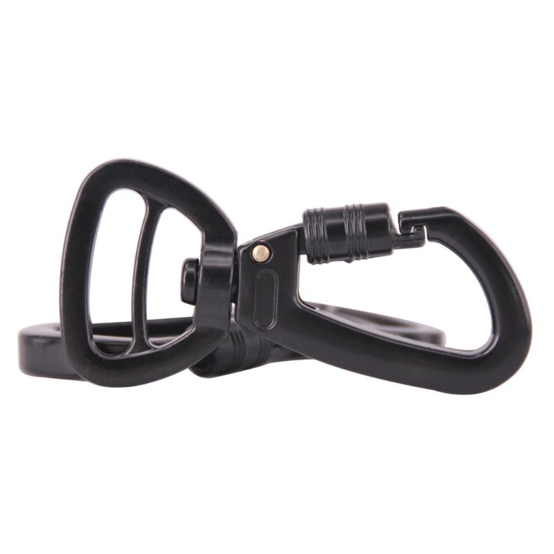 Outdoor Wirbel Haken Karabiner Schlüsselanhänger Hummerschließe 360 Drehbar Starke Spannung Hummerschließe Gepäckzubehör