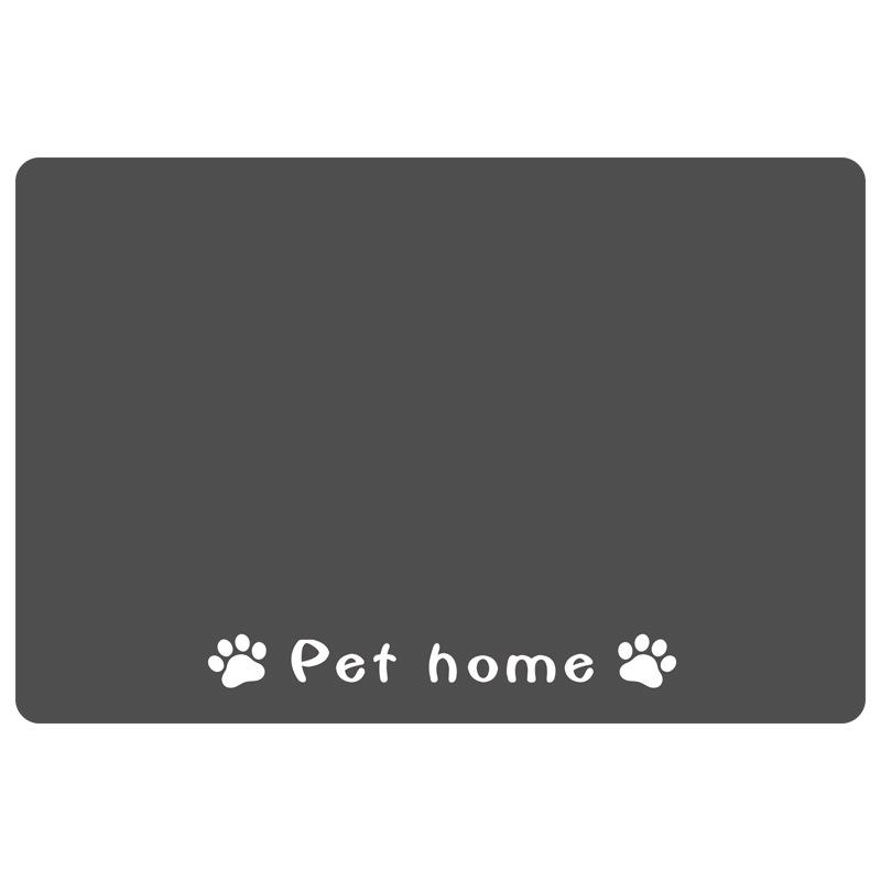 Pet Feeding Mat Soft Diatom Mud Leather Absorbent Mat Dog and Cat Placemat Rubber Non-slip Easy To Handle