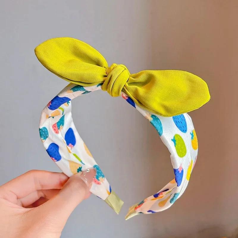 New Children Lovely Strawberry Ornament Headband Headwears Baby Girls Cute Colors Hair Hoop Headbands Kids Hair Accessories