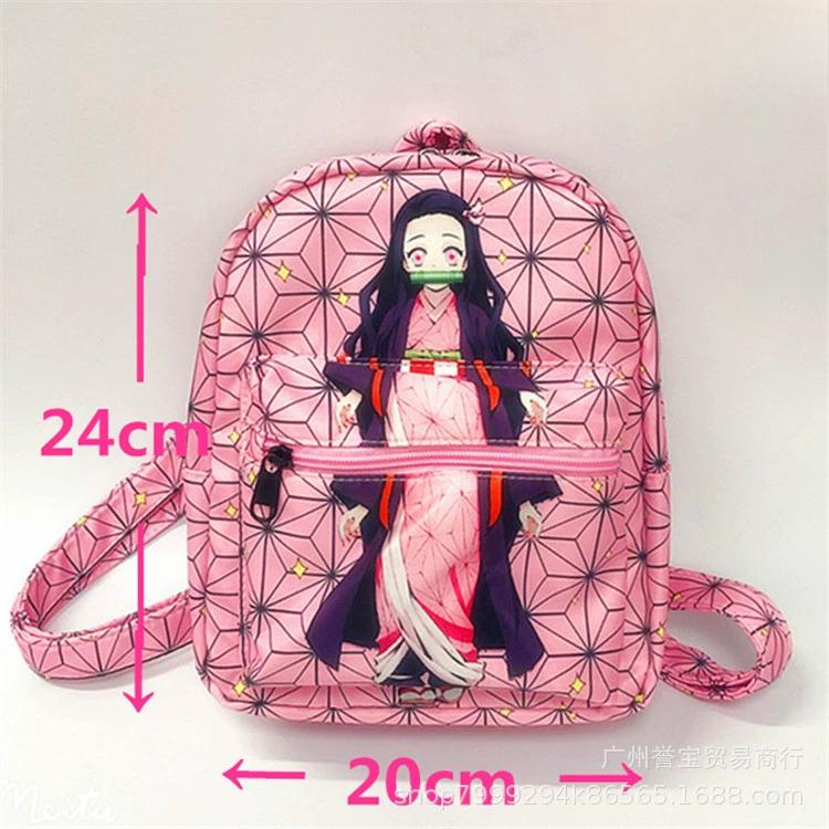 Japan cartoon comics Demon Slayer Cute Cartoon Backpack Student Casual Travel Backpack 0014