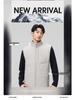 Men's High-Quality Double Zipper Outdoor Down Vest - Thickened Warm Sleeveless with Stand Collar.