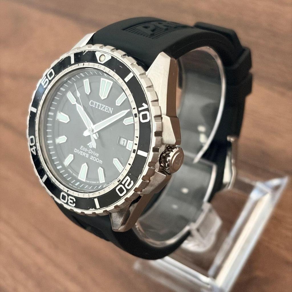 Used CITIZEN PROMASTER BN0190-82E Eco Drive Diver 200m Promaster Citizen Solar Men's