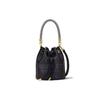 Leder Beuteltasche Schwarz Damen Schultertaschen H652L01PF22-001