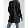 Autumn Women's Simple Fashion Twisted Cardigan Long Sleeve Jacket