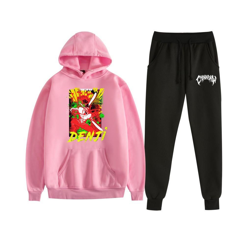 Chainsaw Man Chainsaw Man Anime Loose Hooded Sweater Set Hoodie Spot