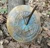 Suzifurn SF1190 Solid Brass Count Sunny Hours Sundial