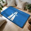Fashion Band KKraftwerk Floor Mat Soft Flannel Absorbent Mat Non-Slip Rug Home Bedroom Bathroom