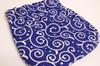 Kyosuke 16 X Dot Arabesque Navy Blue Japanese-made Spring-Cloth Pouch, 12cm, Pattern,