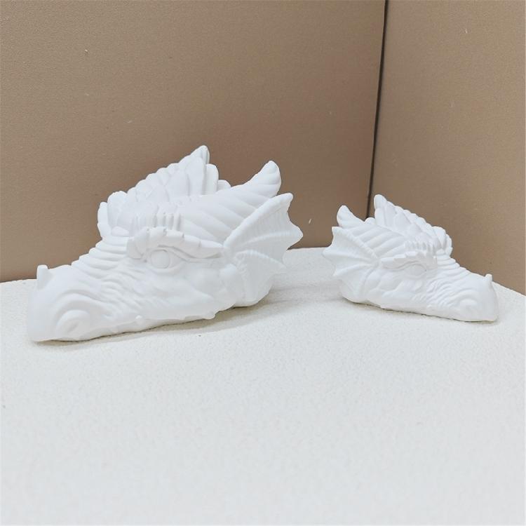 Dragon Head Shaped Candle Silicone Molds for Candle Soap Gypsum Decorations Home Desk Ornaments Epoxy Resin Craft
