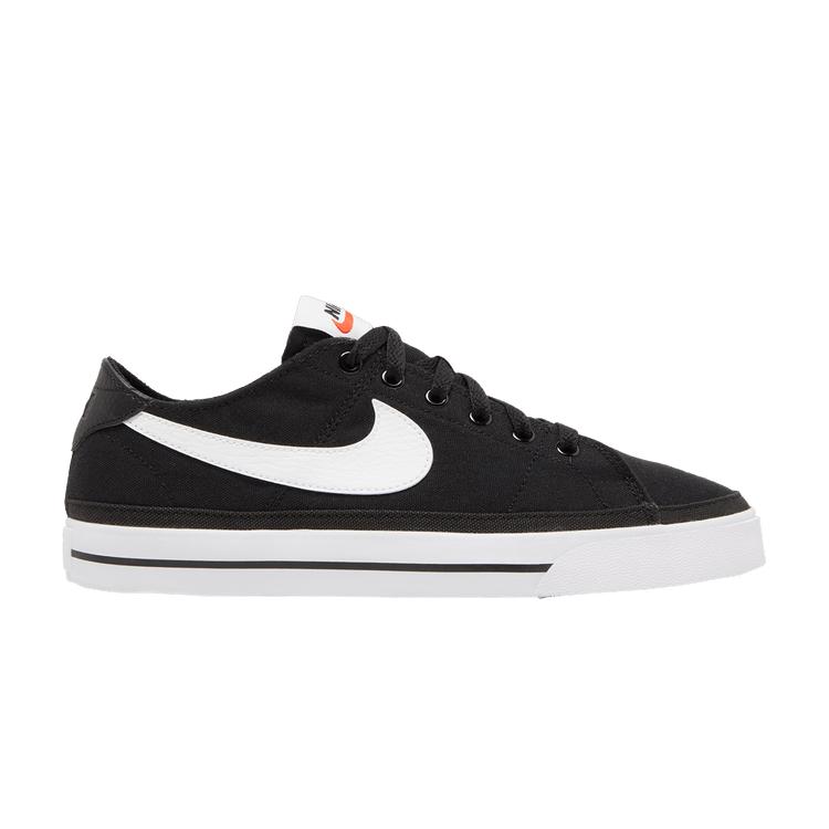 Nike Court Legacy Canvas Черный Белый (Женский) 36.5