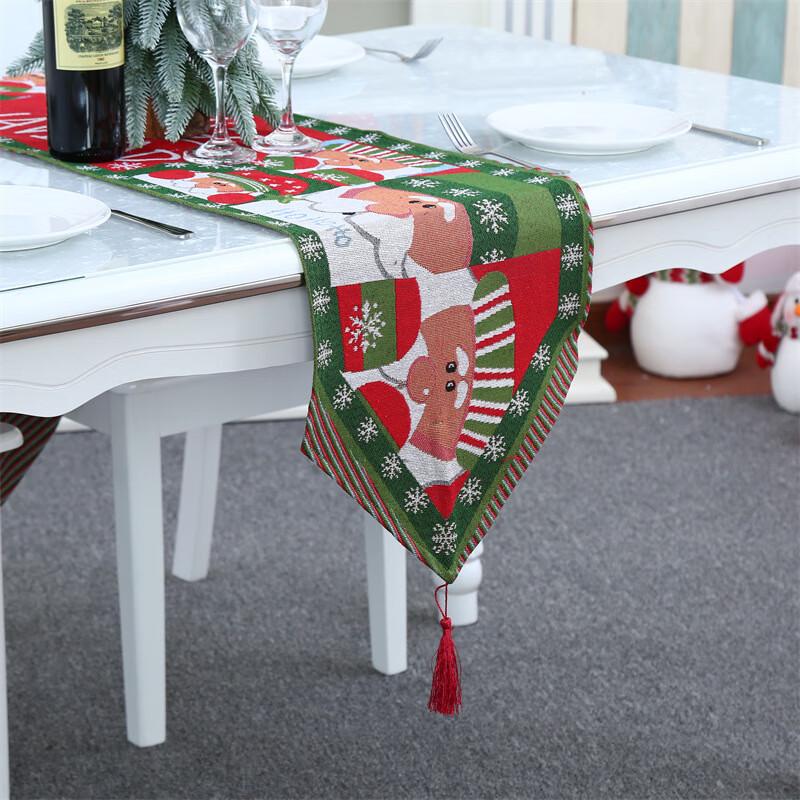 Christmas Decorative Knitted Table Runner